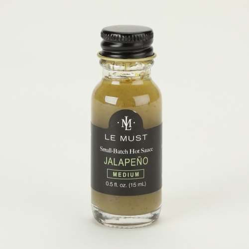 Le Must Jalapeno Hot Sauce Mini Bottle, 0.5 oz